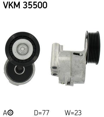 Rolo tensor da correia trapezoidal estriada SKF ref. VKM 35500